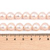 Wrinkle Textured Shell Pearl Beads Strands BSHE-E016-10mm-09-3