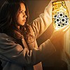 PVC Lamp Film for DIY Colorful Light Hanging Lamp Frosted Glass Jar DIY-WH0505-031-6