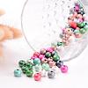 Round Natural Wood Beads X-WOOD-Q017-8mm-M-LF-3