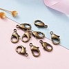 Brass Lobster Claw Clasps KK-903-AB-NF-5