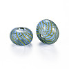 Transparent Handmade Blown Glass Globe Beads GLAA-T012-19C-2