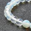 Opalite Beaded Stretch Bracelets BJEW-D446-B-07-3