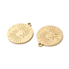 Ion Plating(IP) 316L Surgical Stainless Steel Charms STAS-H213-83G-2