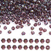Picasso Baking Paint Glass Seed Beads SEED-TA0001-62J-1