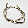 Electroplate Non-magnetic Synthetic Hematite Beads Strands G-I175-08-2
