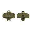 Tibetan Style Alloy Sport Pendants LS-TIBEP-36227-AB-NR-1