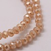 Electroplate Glass Bead Strands X-GLAA-K016-2x3mm-09PL-3