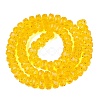 Transparent Glass Beads Strands GLAA-Q114-01A-A04-2