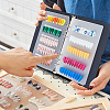 Rectangle Paper Nail Art Display Color Book MRMJ-FH0001-52A-5