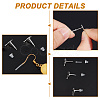 Nbeads 8Pcs 4 Style 304 Stainless Steel Ball Stud Earring Post FIND-NB0004-61-4