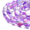 Synthetic Moonstone Beads Strands G-E573-02B-11-3