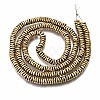 Electroplate Non-magnetic Synthetic Hematite Beads Strands X-G-T114-55G-2