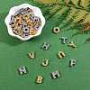 2 Sets 2 Styles Eco-Friendly Zinc Alloy Slide Charms ALRI-SZ0001-02-4