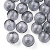 Transparent Blow High Borosilicate Glass Globe Beads GLAA-T003-09G-4