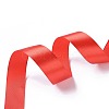 Red Satin Ribbon for DIY Craft Hair Accessories X-RC25mmY026-2