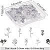 Alloy Cabochons MRMJ-OC0001-50-RS-2