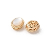 Brass Shell Beads KK-U052-41G-2