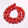 Natural Striped Agate/Banded Agate Bead Strands G-G962-10mm-14-2
