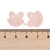 Frosted Transparent Acrylic Beads X1-OACR-P029-18B-02-4