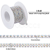 Silver Iron Rhinestone Strass Chains CH-WH0009-04S-02-2