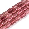 Natural Strawberry Quartz Beads Strands G-G980-29B-1