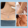 4Pcs 4 Styles Brass Pendants KK-TA0009-06-7