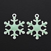 Spray Painted Alloy Enamel Pendants ENAM-N055-036C-NR-2