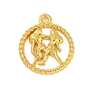 Twelve Constellations Alloy Pendants PALLOY-Q006-01G-G-1
