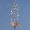 Glass Teardrop Hanging Ornaments PW-WG70020-01-1