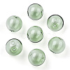 Transparent Blow High Borosilicate Glass Globe Beads GLAA-T003-09D-3