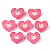 Transparent Printed Acrylic Beads MACR-S373-124-H08-2