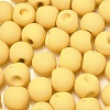 Rubberized Acrylic Beads OACR-G012-05B-3