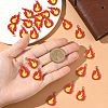 24Pcs Firefighting Theme Alloy Enamel Pendants ENAM-SC0007-23-4