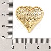 Rack Plating Brass Micro Pave Cubic Zirconia Pendants ZIRC-F142-14C-G-3