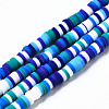 Handmade Polymer Clay Beads Strands CLAY-R089-4mm-102-1