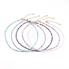 Natural Gemstone Beaded Necklaces NJEW-JN03315-1