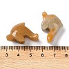 Natural Topaz Jade Carved Healing Dolphin Figurines G-B062-01D-3