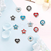 72Pcs 12 Style CCB Plastic European Beads CCB-AR0001-09-5