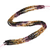 Gradient Color Natural Multicolor Tourmaline Beads Strands G-T141-68A-2