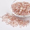 Glass Bugle Beads SEED-E001-6mm-L176-1