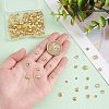 160Pcs 8 Style 304 Stainless Steel Bead Caps STAS-PH0004-45-3