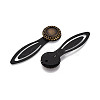 Alloy & Iron Bookmark Cabochon Settings PALLOY-N184-01AB-2