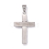 304 Stainless Steel Big Pendants STAS-H351-15P-2