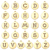 26Pcs 26 Styles Brass Micro Pave Cubic Zirconia Charms KK-SC0006-94-1