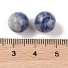 Natural Blue Spot Jasper No Hole Sphere Beads G-K353-04A-14-3