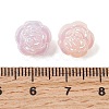 UV Plating Opaque Acrylic Beads OACR-G058-17B-3