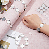 DIY Blank Dome Alloy Link Chain Bracelet Making Kit BJEW-DC00001-7