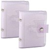 2Pcs PVC Mini Photocard Holder Book AJEW-SP0002-20A-04-1