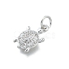 Brass Micro Pave Cubic Zirconia Pendants KK-K400-41P-2