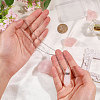 1Pc Natural Quartz Crystal Faceted Pointed Bullet Shaped Perfume Bottle Pendant Necklaces NJEW-FH0001-38P-06-3